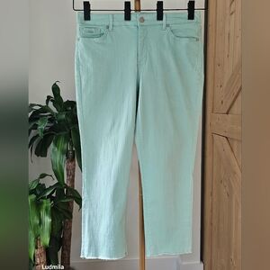 NINE WEST Size 12 Women's Cotton‎ Jeans Chrystie Capri